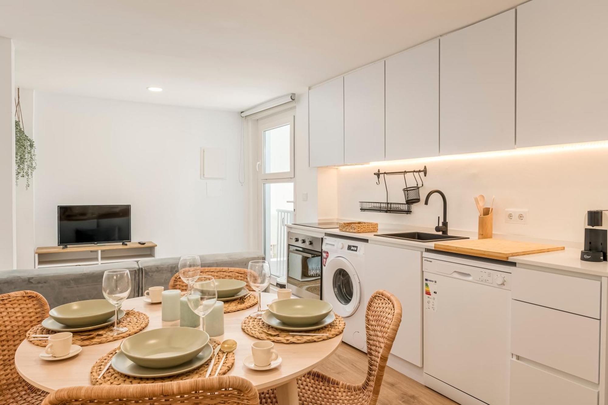Chalet Marias - Parede Beach Apartments Eksteriør bilde